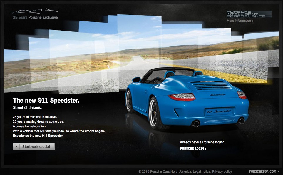 Porsche 911 Speedster web special