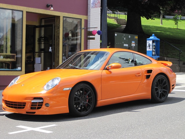 porsche 911 turbo orange