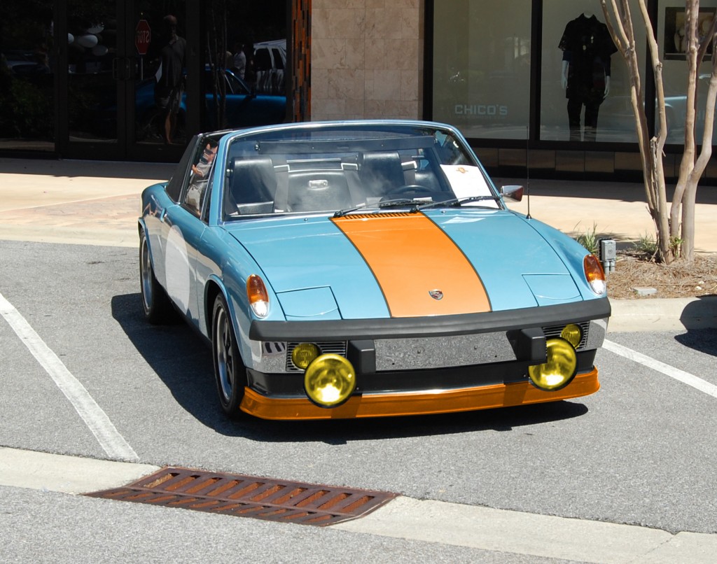 porsche 914 orange stripe