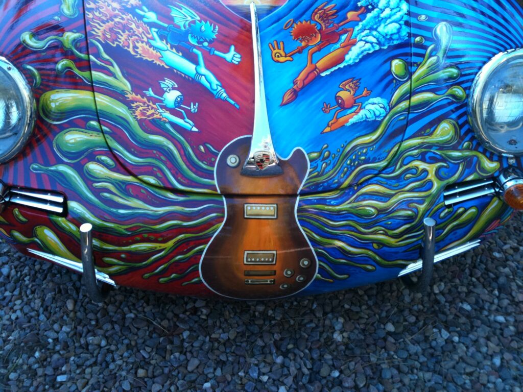 porsche 356 janis joplin inspired art car