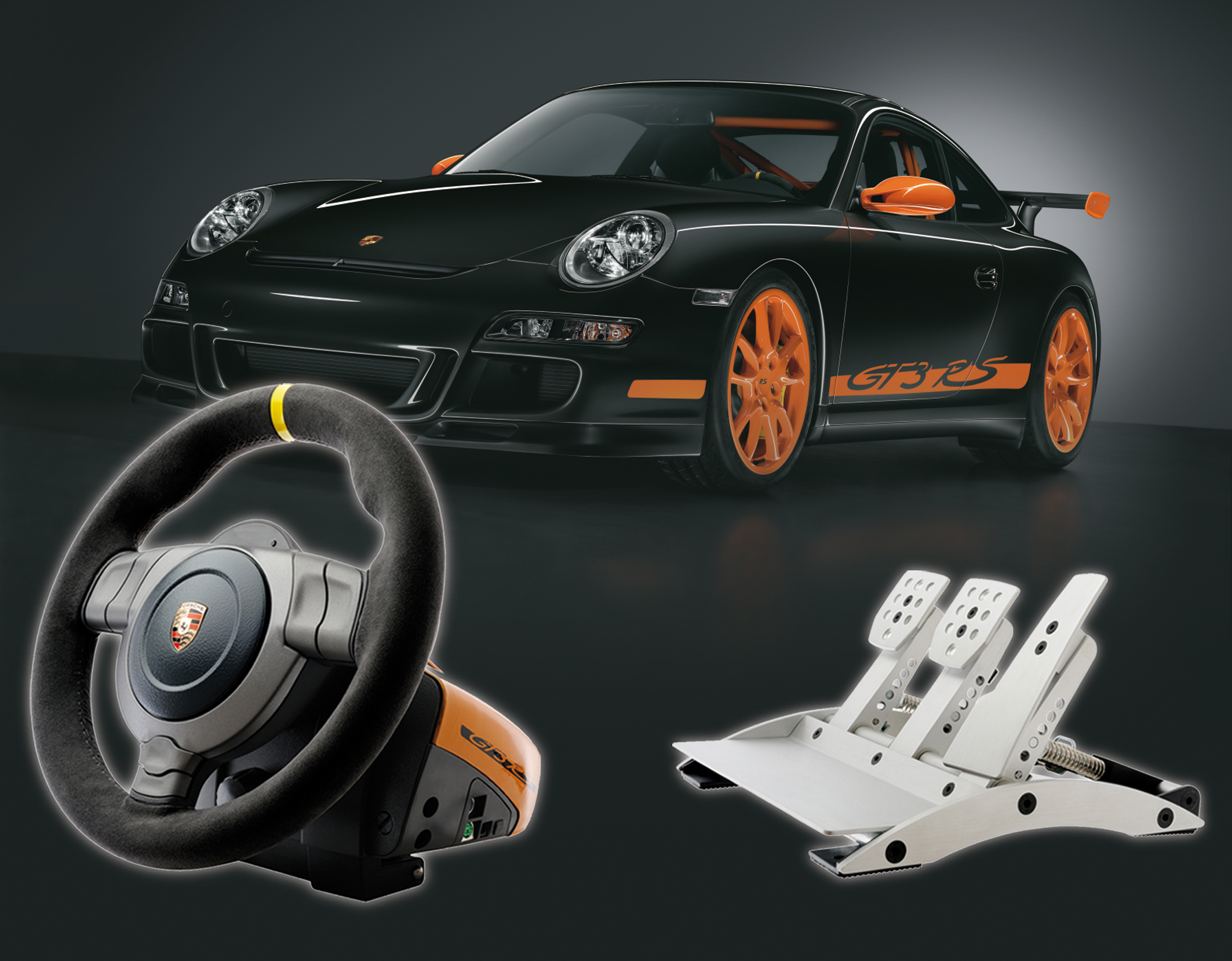 Fanatec Porsche 911 GT3 RS Wheel/Pedal Setup