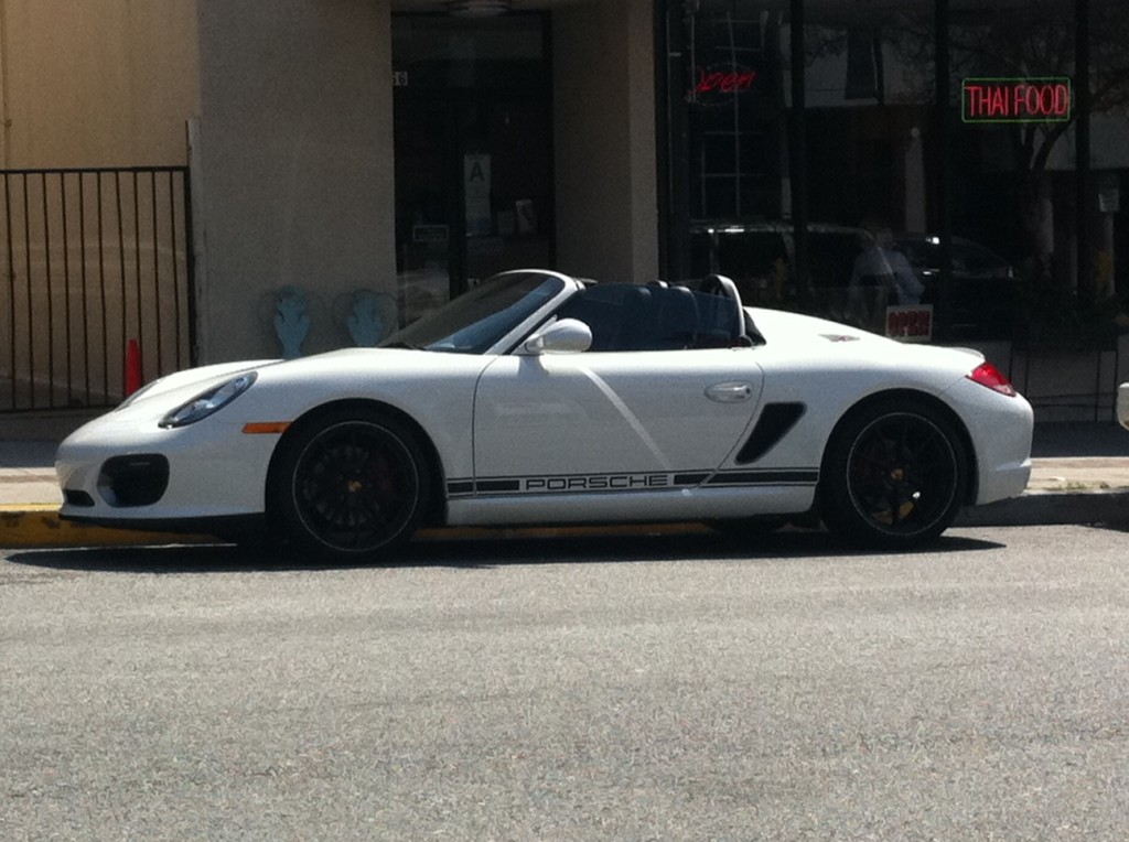 porsche boxster spyder sighting