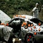 Porsche 911 Shot Up