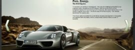 Porsche 918 Spyder Microsite